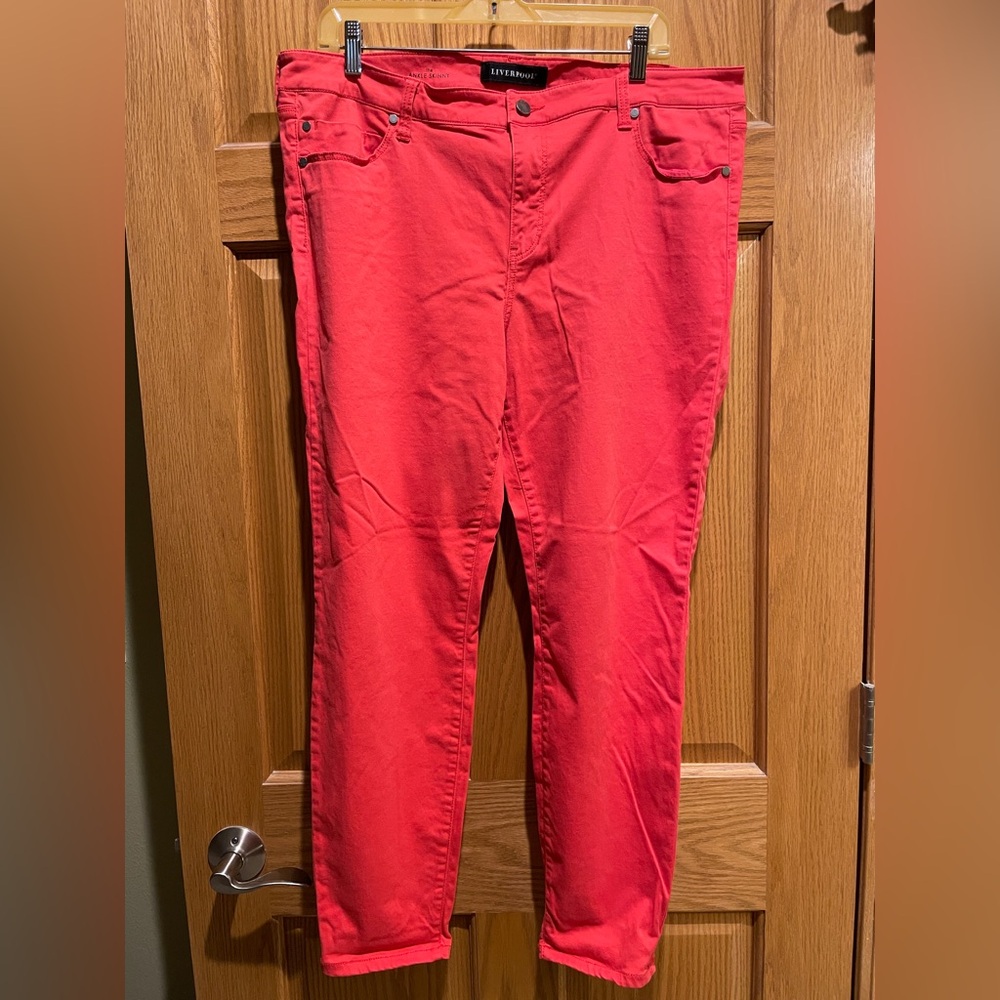 Liverpool 16/33 coral jeans